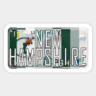 New Hampshire License Plates Sticker